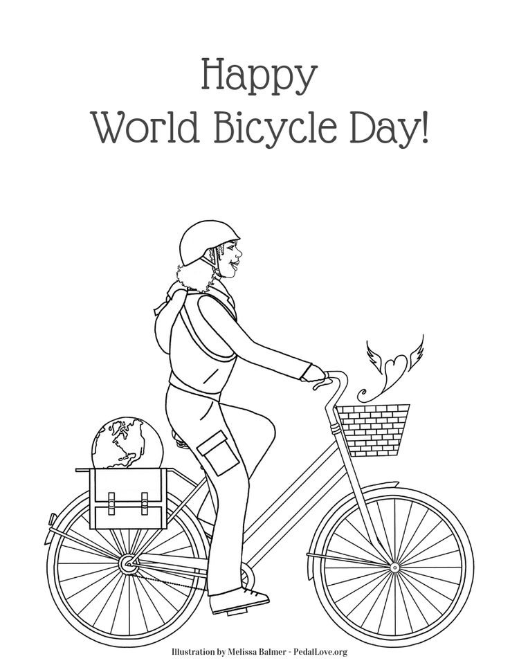 Day happy world bicycle