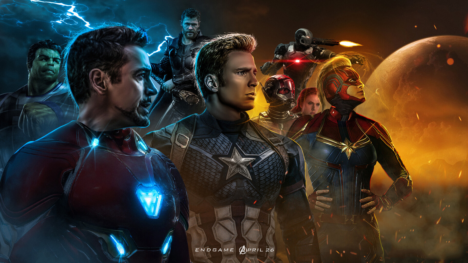New Avengers Endgame  Ultra HD Desktop Wallpapers  Images 