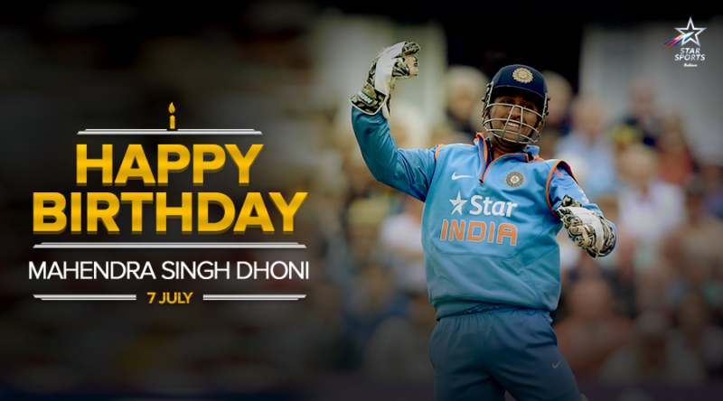 Happy Birthday MS Dhoni HD Pictures And Ultra-HD Wallpapers For ...