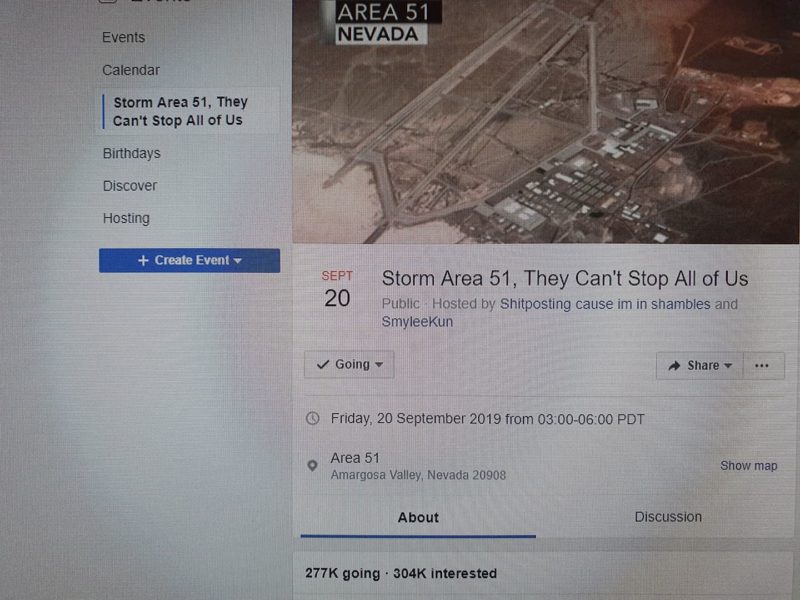The government is trying to distract us from area 51! : amiibo More Than 270,000 People To Invade Area 51 On September 20, 2019 With