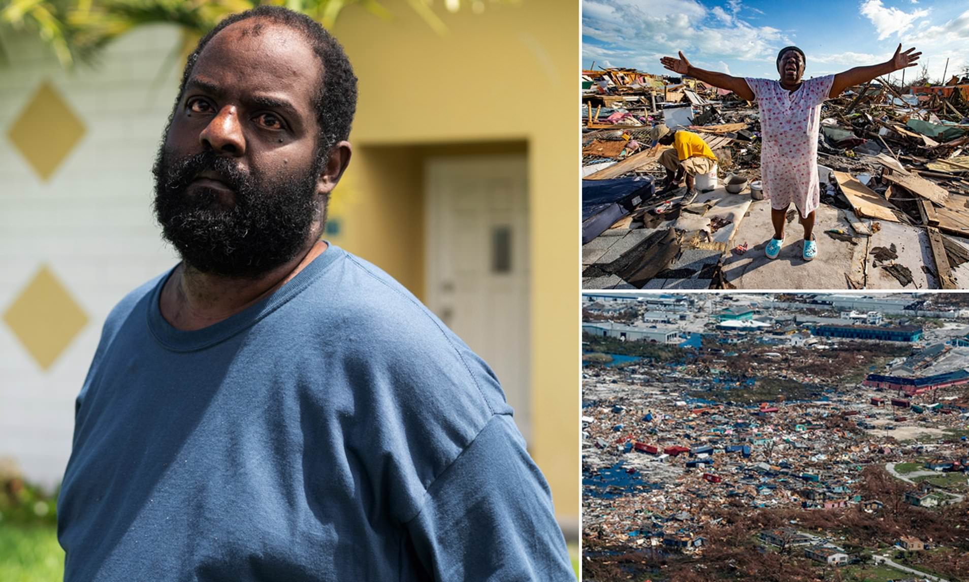 Blind Bahamas Man Carried His 24YearOld Disabled Son To Safety As