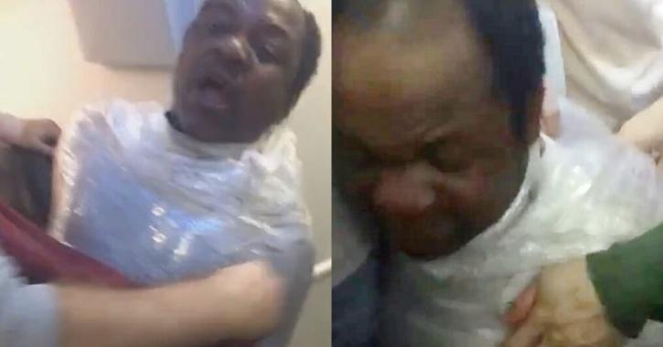 Man with Invalid Visa Packed in bubble Wrap and Deported by Turkish Immigration.