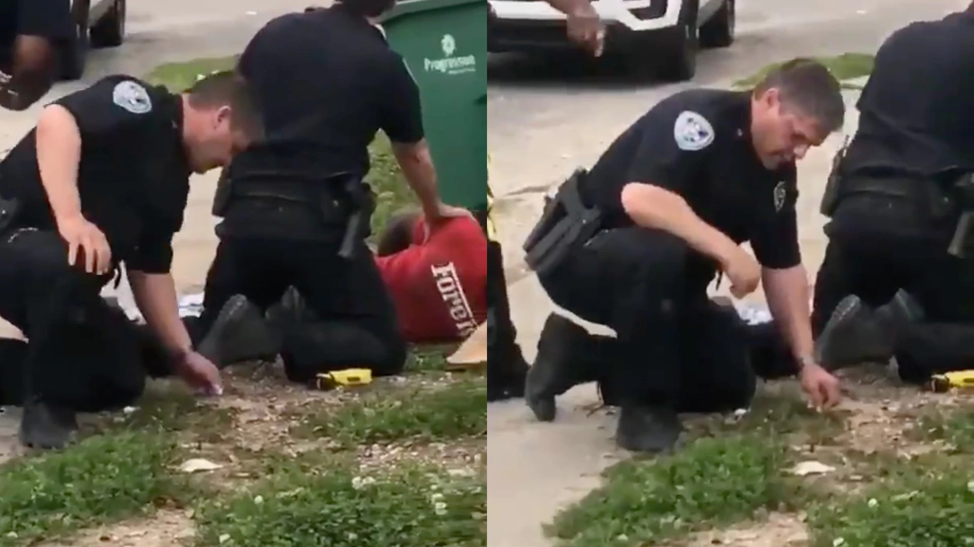 Police Officer Caught Planting Drugs On Handcuffed Black