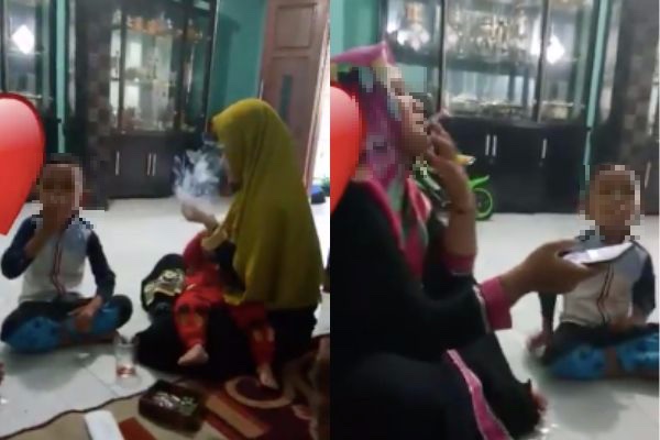 3 Young Children Caught Smoking “Herbal Cigarettes” With Family To