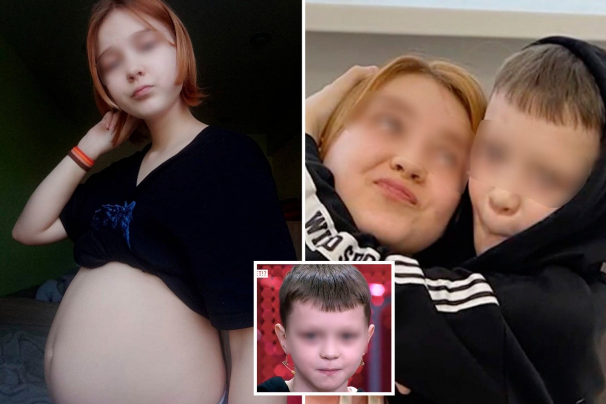 Pregnant 13 Year Old Girl Who Claims She Was Impregnated By 10 Year Old Shows Off Bump 