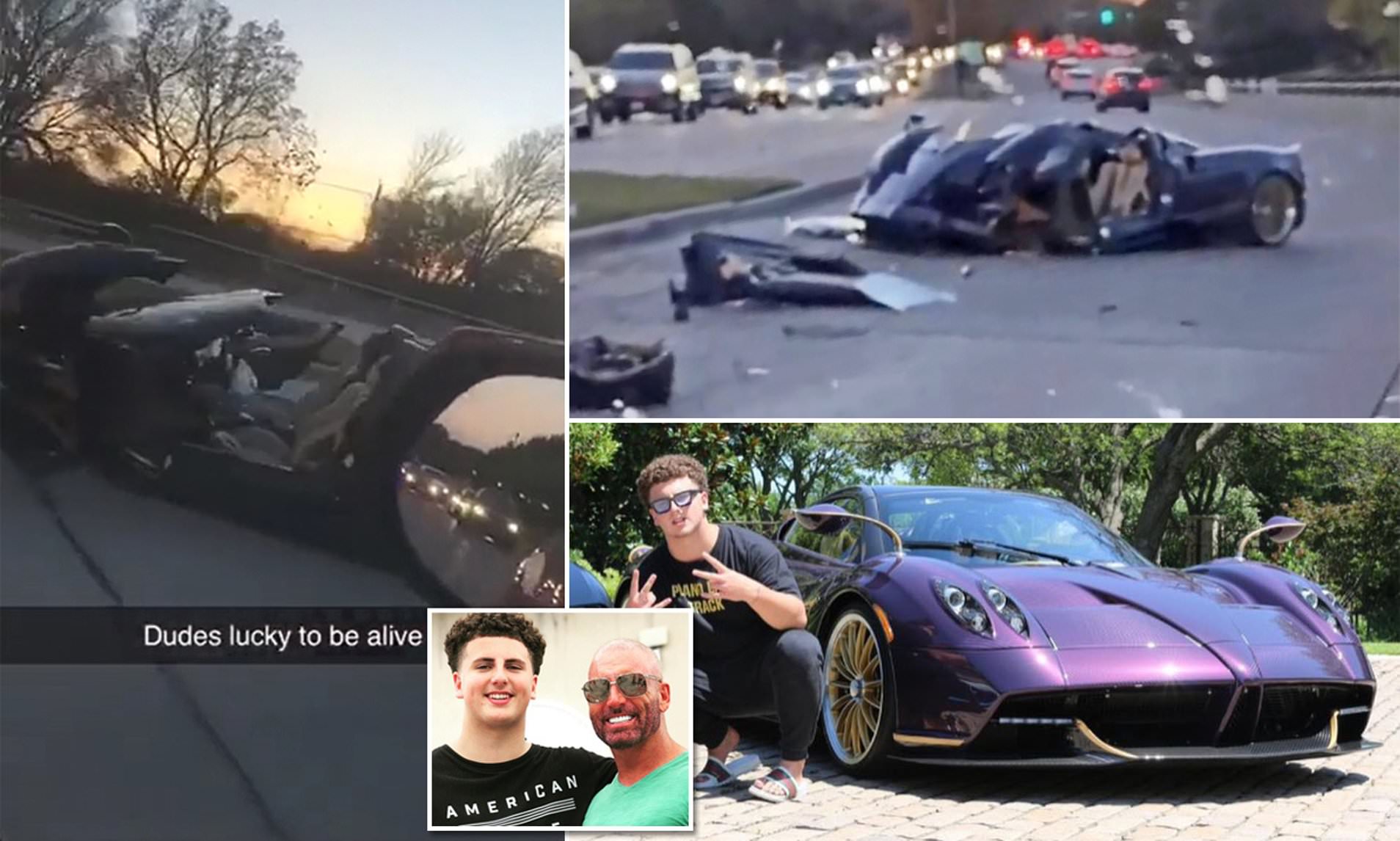 17-Year-Old YouTuber Crashes $3.4 Million Pagani Huayra Roadster And