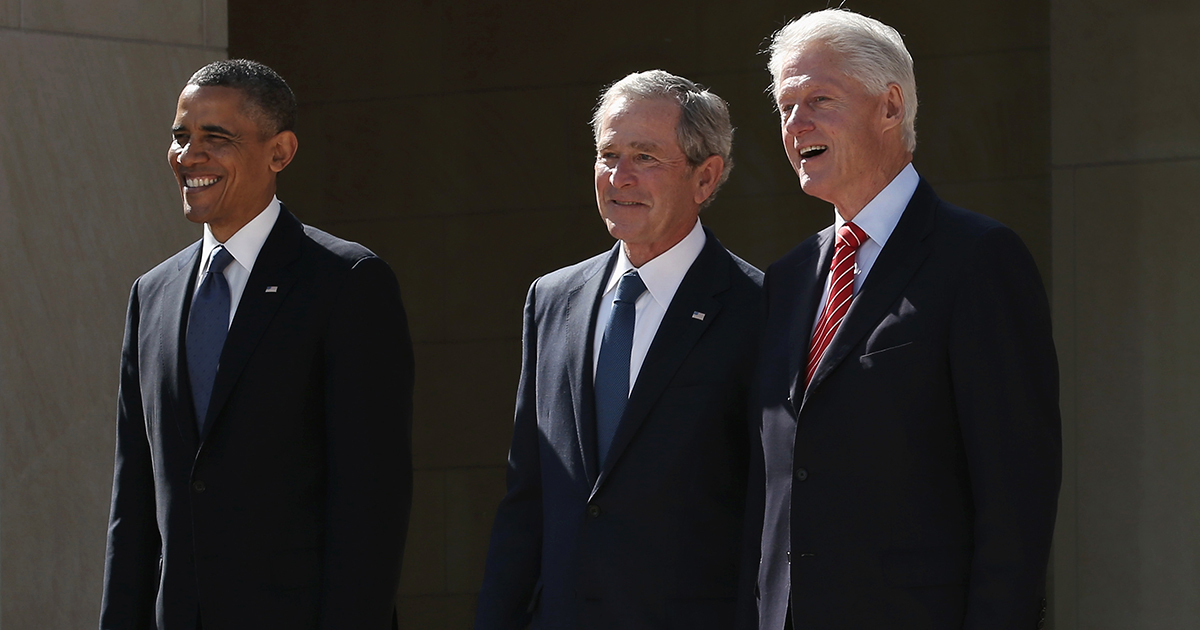 Barack Obama, Bill Clinton, And George Bush Will Be Taking The ...